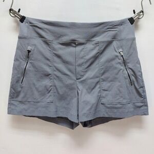 Athleta Trekkie North Shorts Women's Size 8 Grey Hiking Active Outdoor Ripstop